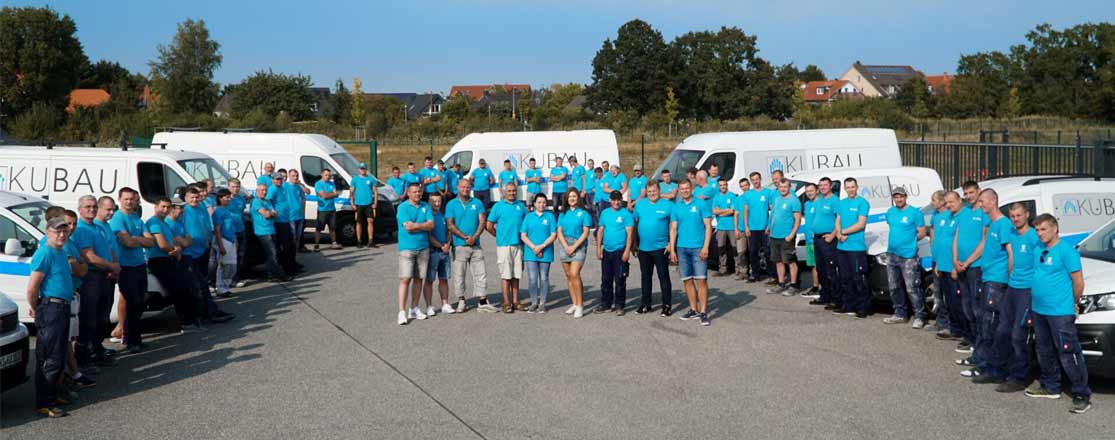 Maurer der Kubau GmbH Gruppenfoto von den Maurern der Kubau GmbH
